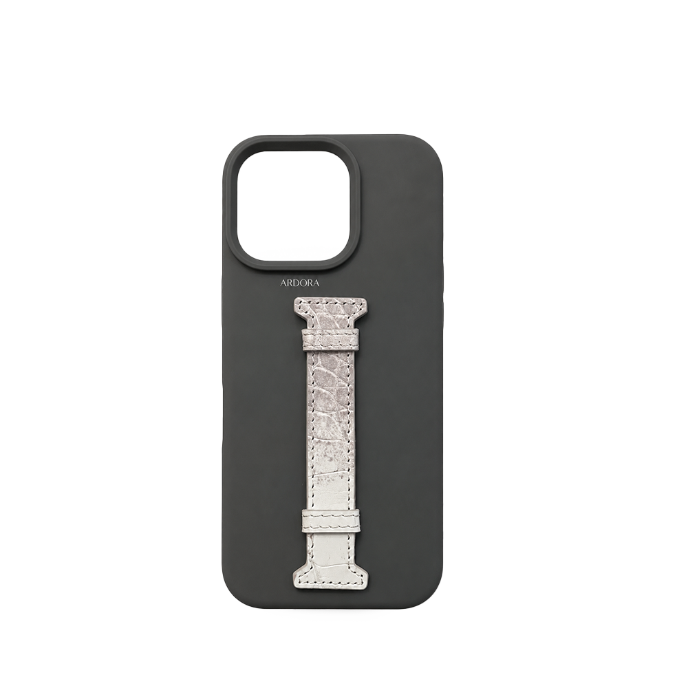 Silicon case strap-grey