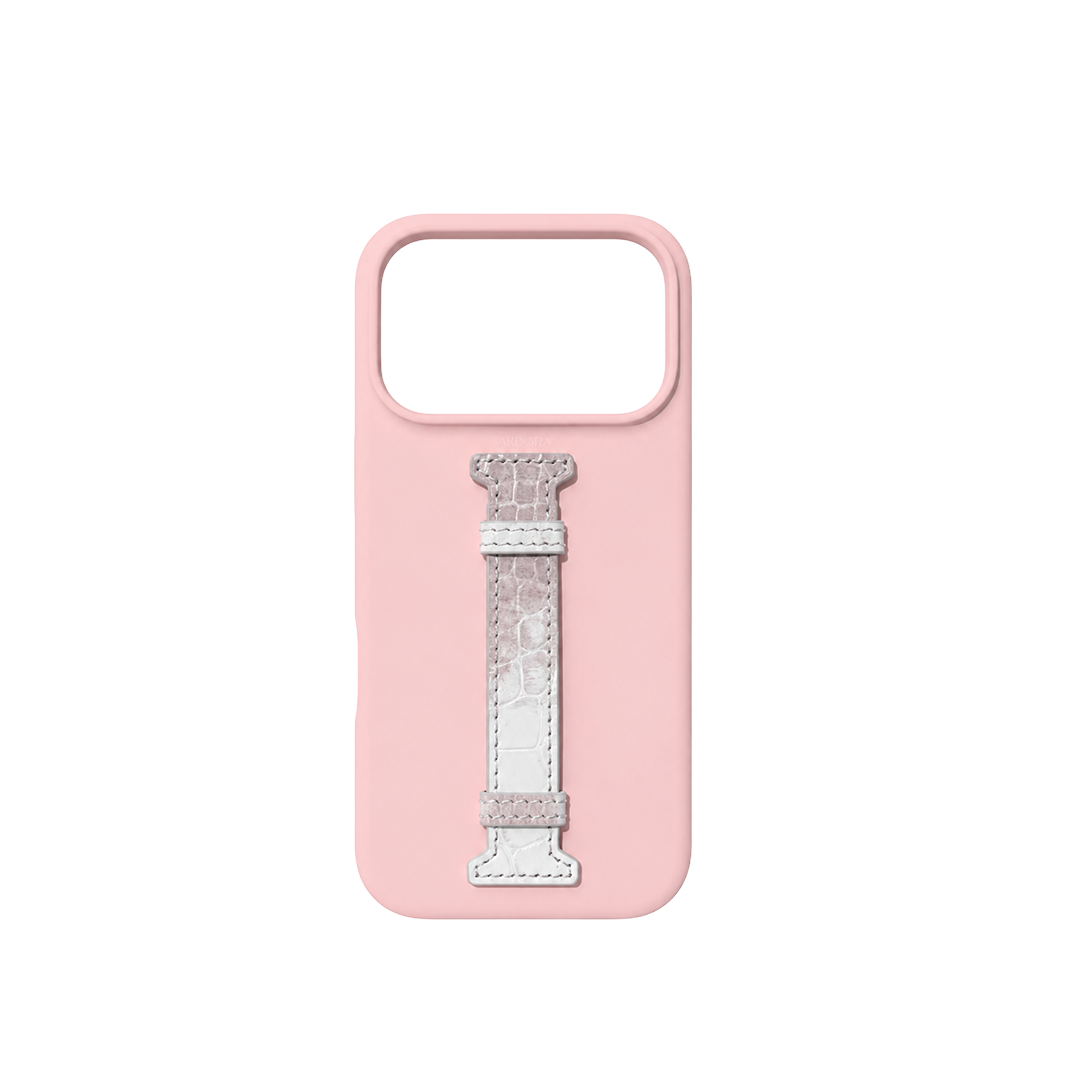 Silicon strap case-Pink